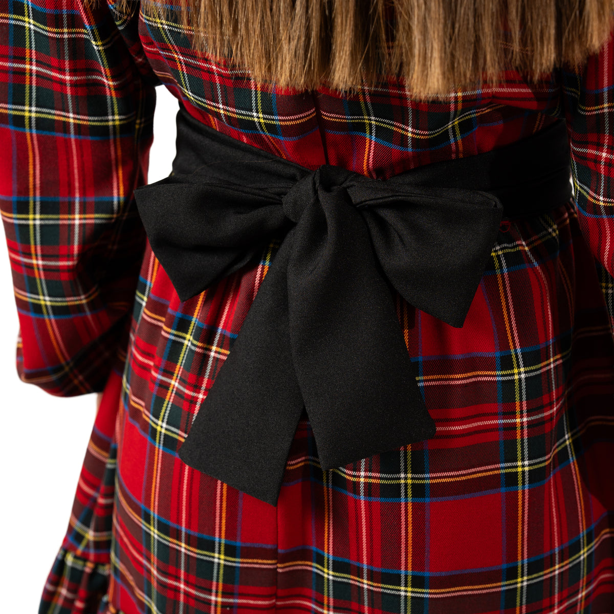 Vestitino colletto in tartan classico