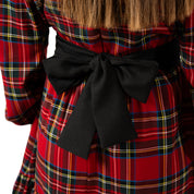 Vestitino colletto in tartan classico