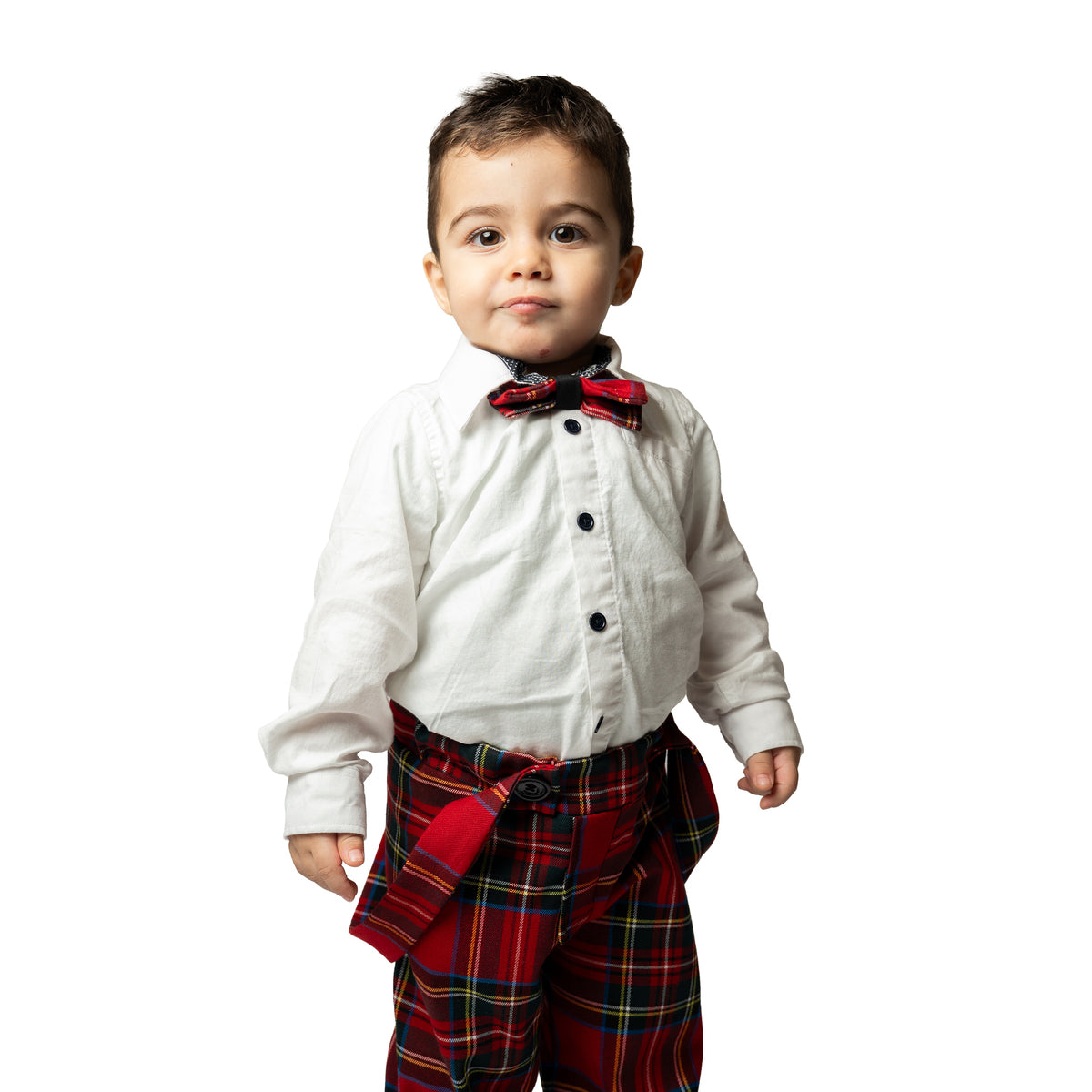 Completo in tartan scozzese classico bambino