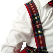 Completo in tartan scozzese classico bambino