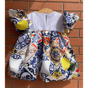 Vestitino Sicilia con fiocchetti