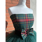 Vestitino tartan tulle mamma