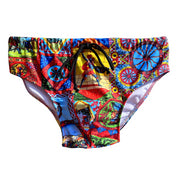 Men's Sicilian Print Swimsuit Briefs - Figures