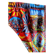 Sicilian print children's swimsuit briefs - figures