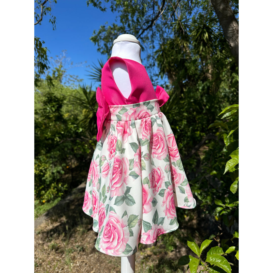 Vestitino sartoriale rose