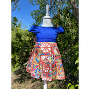 Vestitino sartoriale stampa siciliana figure