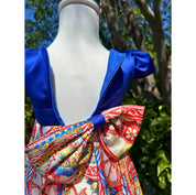 Vestitino sartoriale stampa siciliana figure