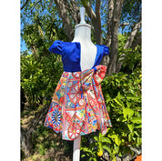 Vestitino sartoriale stampa siciliana figure