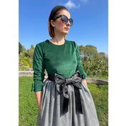 Prince of Wales velvet dress for mother