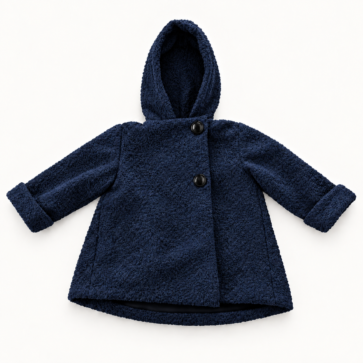Cappottino Teddy in pura lana italiana bambina