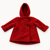 Cappottino Teddy in pura lana italiana bambina