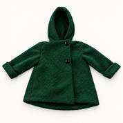 Cappottino Teddy in pura lana italiana bambina