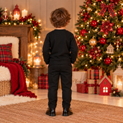 Children's tartan sweater with pocket