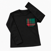 Maglione con taschino in tartan adulto