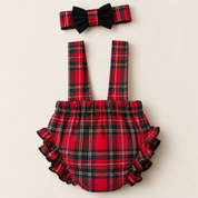 Scottish tartan romper