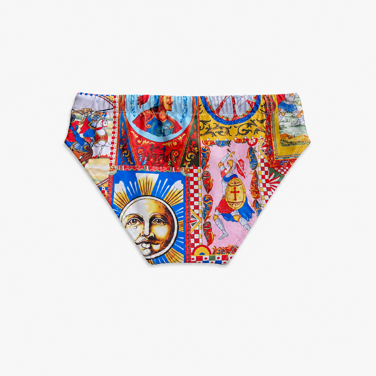 Costume slip bambino stampa siciliana - Catania