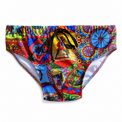 Costume slip uomo stampa siciliana - figure