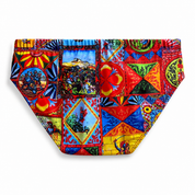 Costume slip uomo stampa siciliana - figure