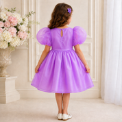 Vestitino in organza lilla