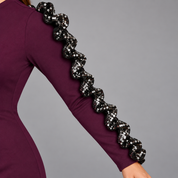 Vestitino rouches donna