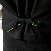 Gilet in tartan scozzese classico con papillon adulto