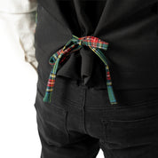 Gilet in tartan scozzese classico con papillon adulto